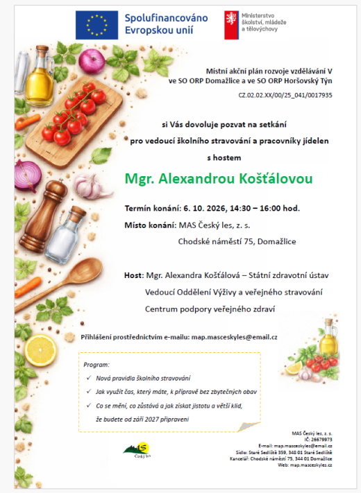 Setkání s Mgr. Alexandrou Košťálovou