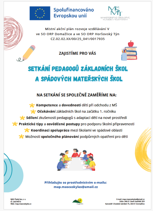 Setkání pedagogů MŠ a&nbsp;ZŠ