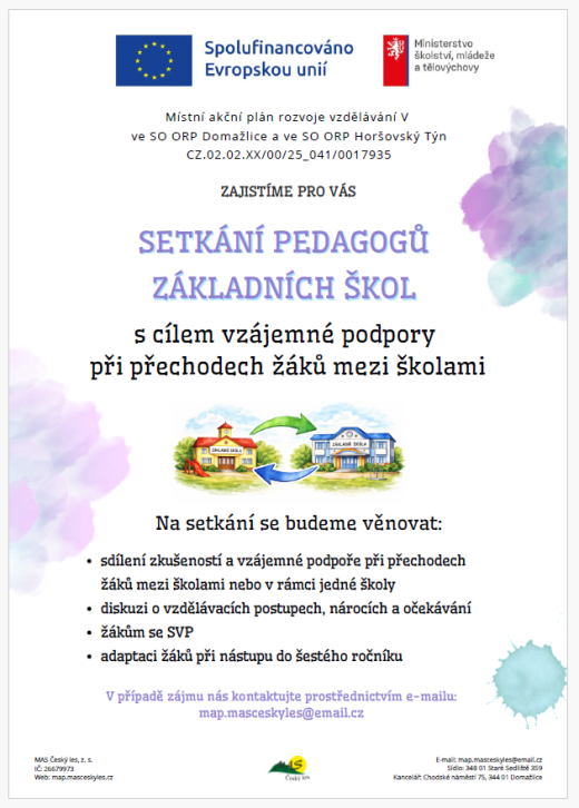 Setkání pedagogů ZŠ