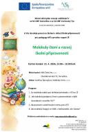 Pozvánka na školení k rozvoji čtení a školní připravenosti 1